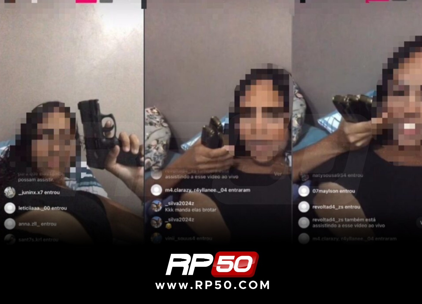 Jovem que fez live no Instagram ostentando arma é presa pelo DRACO - RP50  Notícia com Segurança - Teresina Piaui