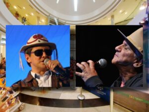 João Cláudio Moreno e Petrúcio Amorim no Artes de Março