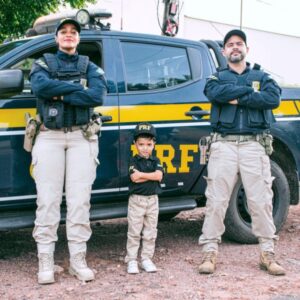 Aniversário infantil com a PRF