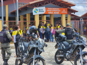 Policiamento nas escolas do Piauí