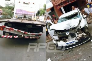 Colisão na avenida Duque de Caxias em Teresina
