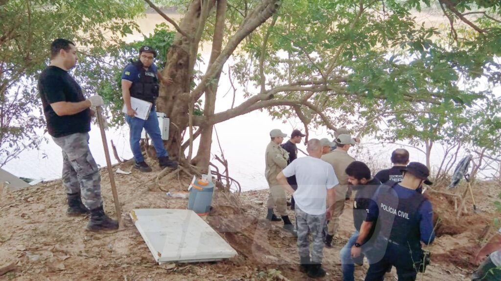 Ossada humana encontrada na Vila Mocambinho