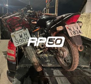 Duas motos apreendidas em blitz na zona Leste